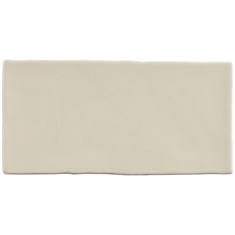 Beige rechteckige Keramikfliese, glasiert