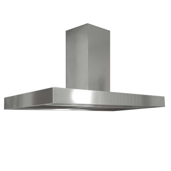 Moderne Dunstabzugshaube aus Edelstahl für die Küche – leistungsstarke Wandhaube Edelstahl Dunstabzugshaube mit eckigem Design für moderne Küchen, Wandmontage