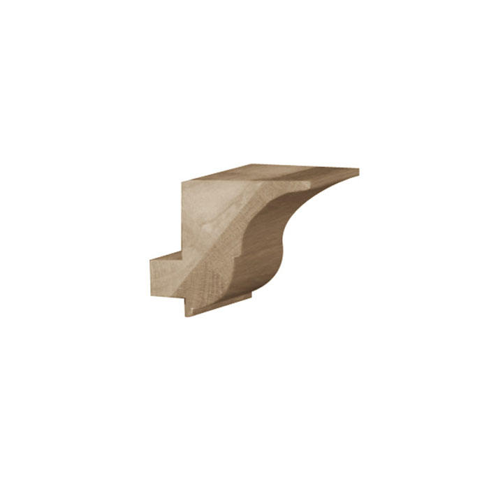 Holz Zierleiste Profil, dekorative Massivholz Leiste für Wand und Decke Dekorative Zierleiste aus Massivholz mit Profil, geeignet für Wand- und Deckenabschlüsse