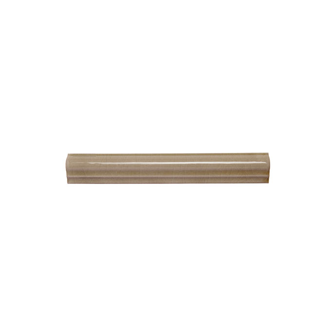 Braune Keramik-Bordüre für Wandfliesen, glänzend, 20 cm Länge Glänzende braune Keramik-Bordüre zur dekorativen Wandgestaltung, 20 cm lang