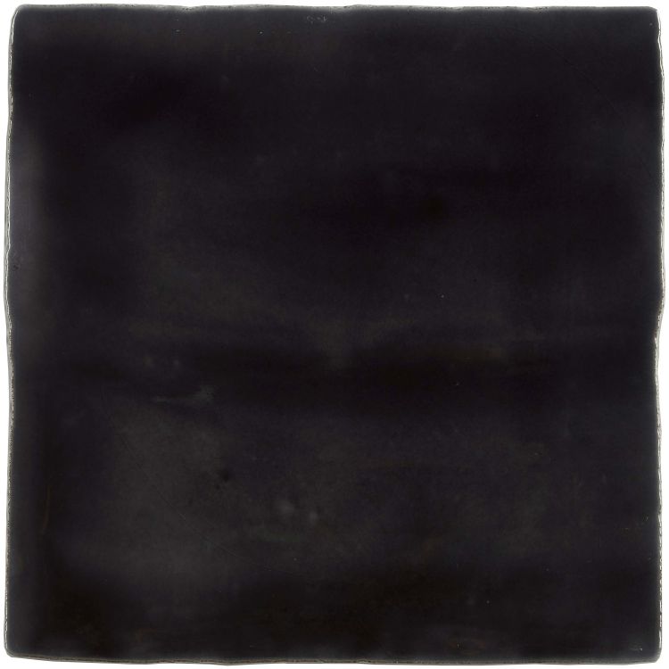 Schwarzer quadratischer Keramikteller