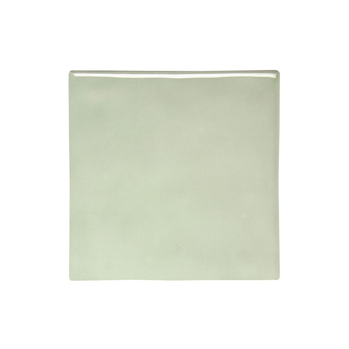 Glänzende, hellgrüne Wandfliese aus Keramik, quadratisch, 15x15 cm – ideal für Bad oder Küche Quadratische, hellgrüne Keramikfliese mit glänzender Oberfläche, geeignet für Wandverkleidungen in Bad oder Küche