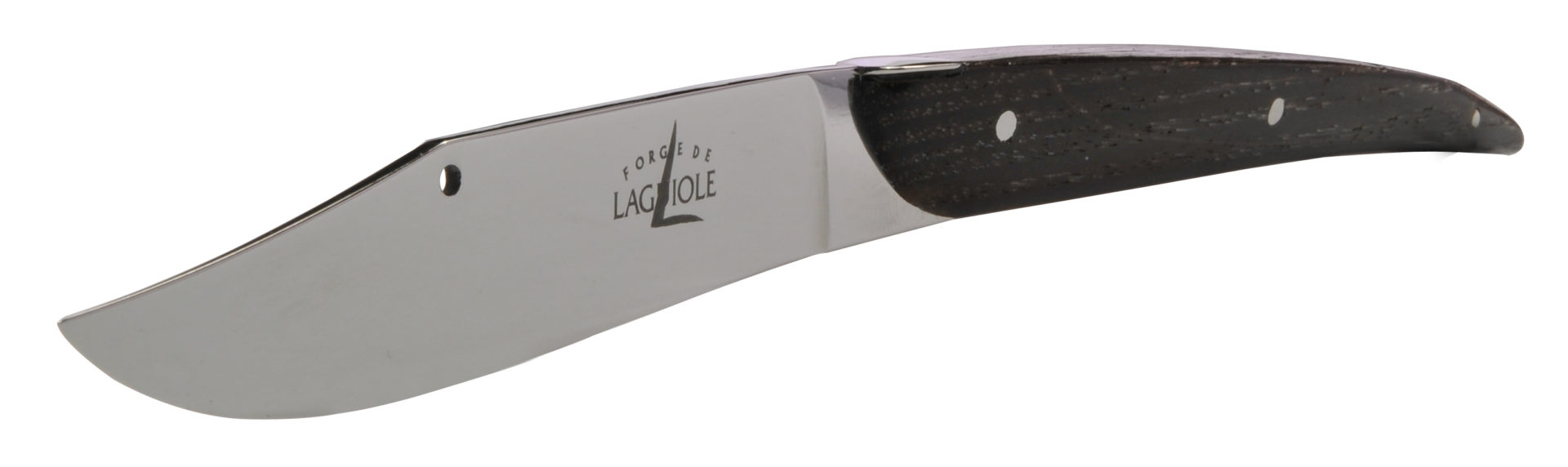 Laguiole Taschenmesser Forge de Laguiole mit Holzgriff – elegantes Klappmesser Klappbares Laguiole Taschenmesser von Forge de Laguiole mit polierter Edelstahlklinge und dunklem Holzgriff