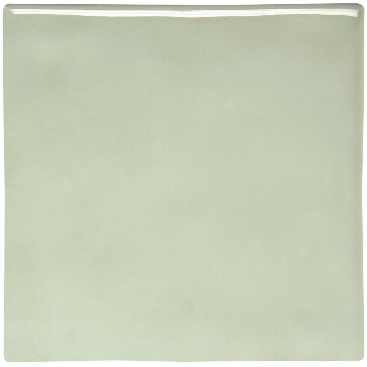 Quadratische mintgrüne Keramikfliese, glasiert