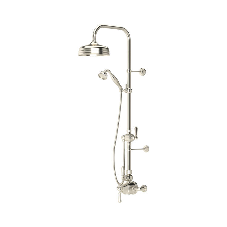 Perrin & Rowe Georgian Duschsystem Nr. 2 Aufputz-Duschsystem mit Regendusche und Handbrause