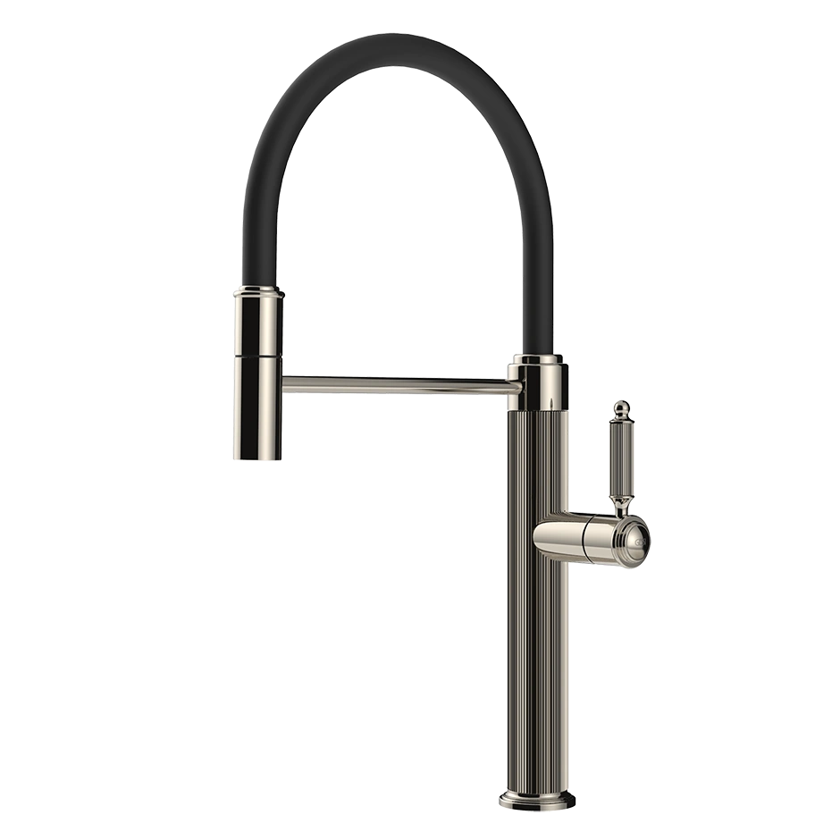 Einhebel-Küchenarmatur mit flexiblem Brauseschlauch