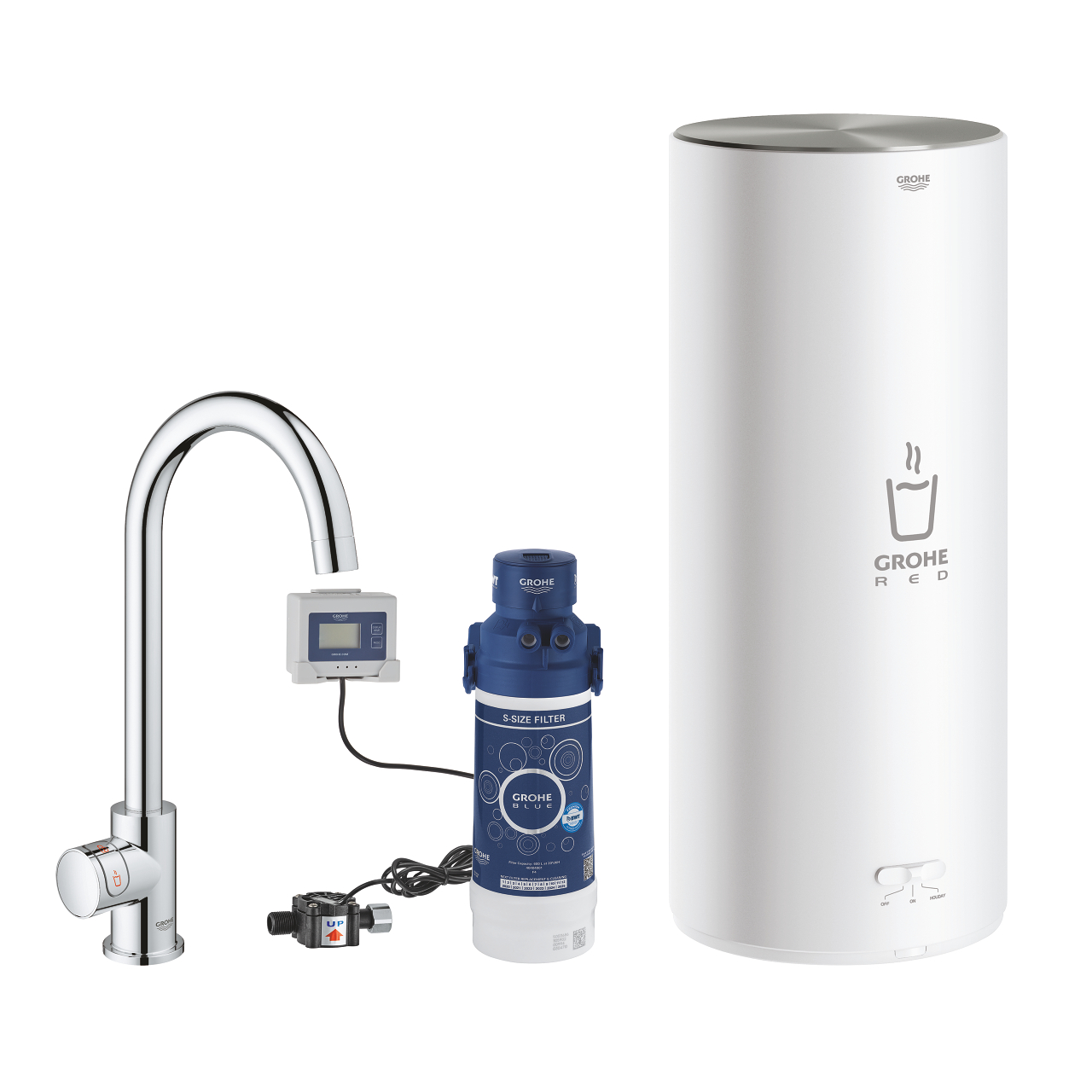 GROHE RED MONO STANDVENTIL UND BOILER GRÖSSE L