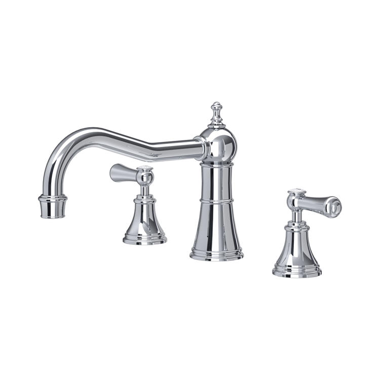 Perrin & Rowe Georgian 3757 3-Loch Badewannenarmatur für Aufsatzmontage
