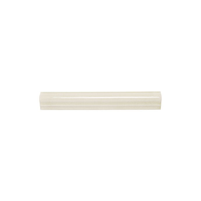Keramik Bordüre in Creme - klassische Wandfliesen Abschlussleiste für Bad und Küche Glänzende cremefarbene Keramik Bordüre als Abschlussleiste für Wandfliesen, ideal für Bad und Küche