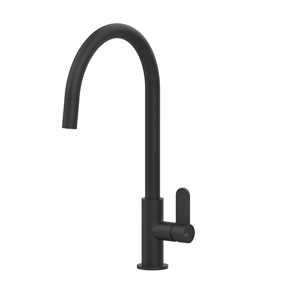 Gessi Helium Küchenarmatur, Auszug, Einloch 33,5 mm