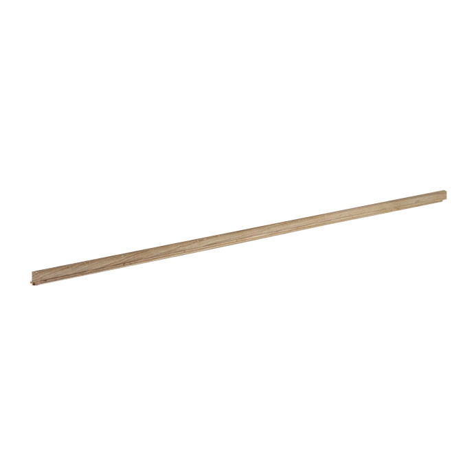 Holzleiste aus Eiche, glatt, für den Innenausbau oder Möbelbau, natur, 1 Meter Lange, schmale Holzleiste aus Eiche für Innenausbau oder Möbelbau, naturbelassen