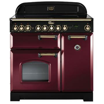*AUSSTELLUNGSWARE* FALCON CLASSIC 90 DELUXE Ceranfeld Cranberry