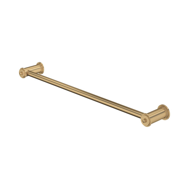 Goldfarbener Handtuchhalter zur Wandmontage aus Messing – elegante Handtuchstange fürs Bad