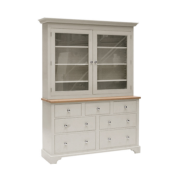 Chichester Grand Chest Glazed Rack Dresser
