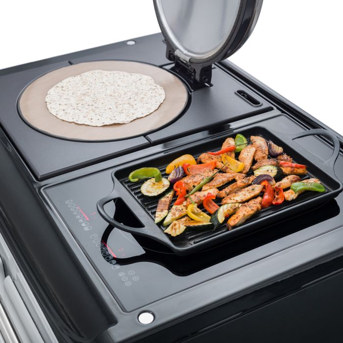 AGA Induktions-Grillplatte aus Aluminiumguss