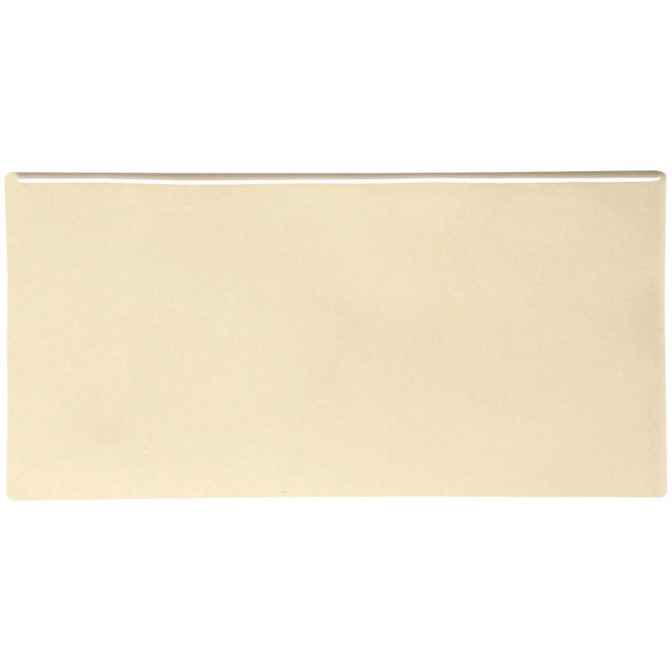 Beige Keramikfliese, rechteckig, glänzend