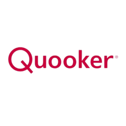 Rotes Quooker Logo auf transparentem Hintergrund