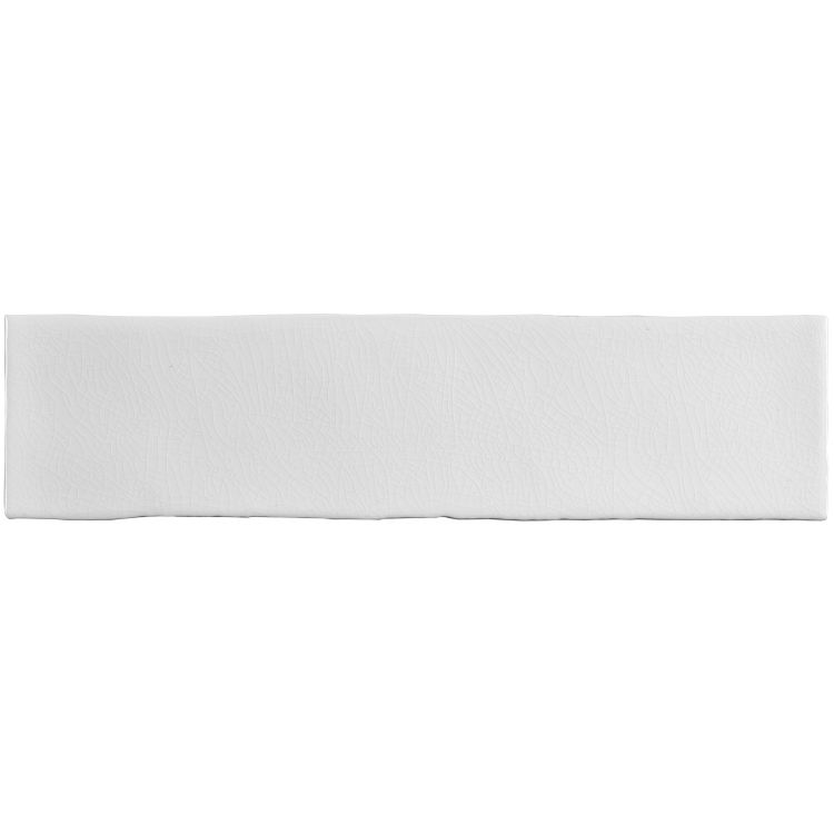 Rechteckige weiße Keramikfliese mit Glanzoberfläche