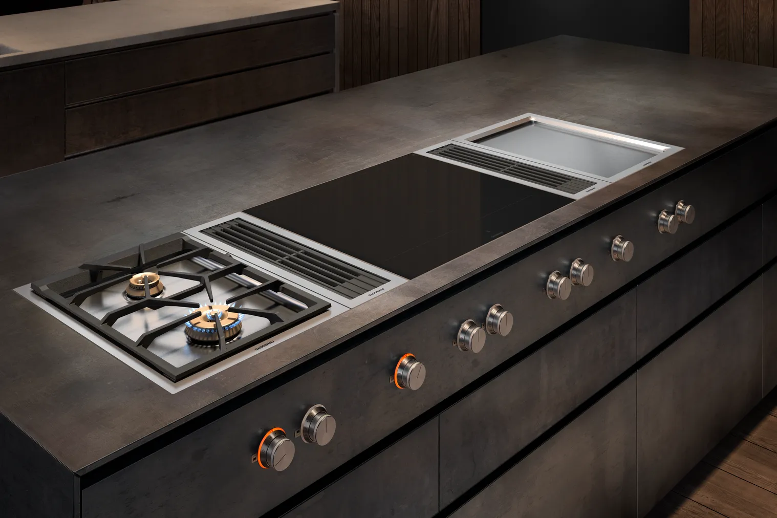 Gaggenau Serie 400 Flex-Induktionskochfeld mit Rahmen 80 cm