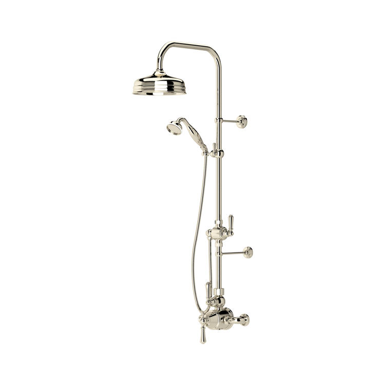 Perrin & Rowe Georgian Duschsystem Nr. 2 Aufputz-Duschsystem mit Regendusche und Handbrause