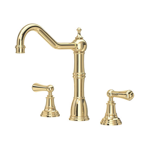 Waschbeckenarmatur, Küchenarmatur, Messing, Einloch-/Mehrloch-Design, Vintage-Stil