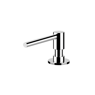 Seifenspender aus Chrom zur Montage auf der Spüle – Modernes Design für Küche oder Bad Chrom-Seifenspender zur Montage auf der Spüle, modern und elegant für Küche oder Badezimmer