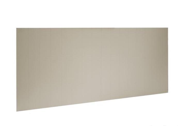 Frontblende für Bett, beige, Holzoptik, dekorative Abdeckung Beige Frontblende aus Holz für Bettgestell, dekorativ und modern, geeignet als Zubehör für Schlafzimmermöbel