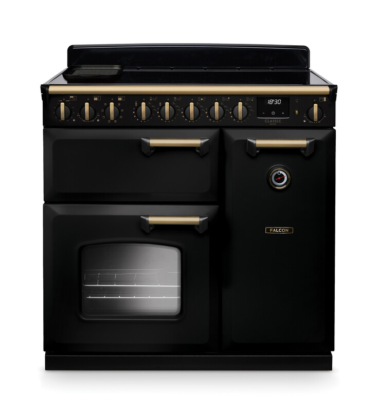 Schwarzer Falcon Classic 110 Range Cooker mit Induktion