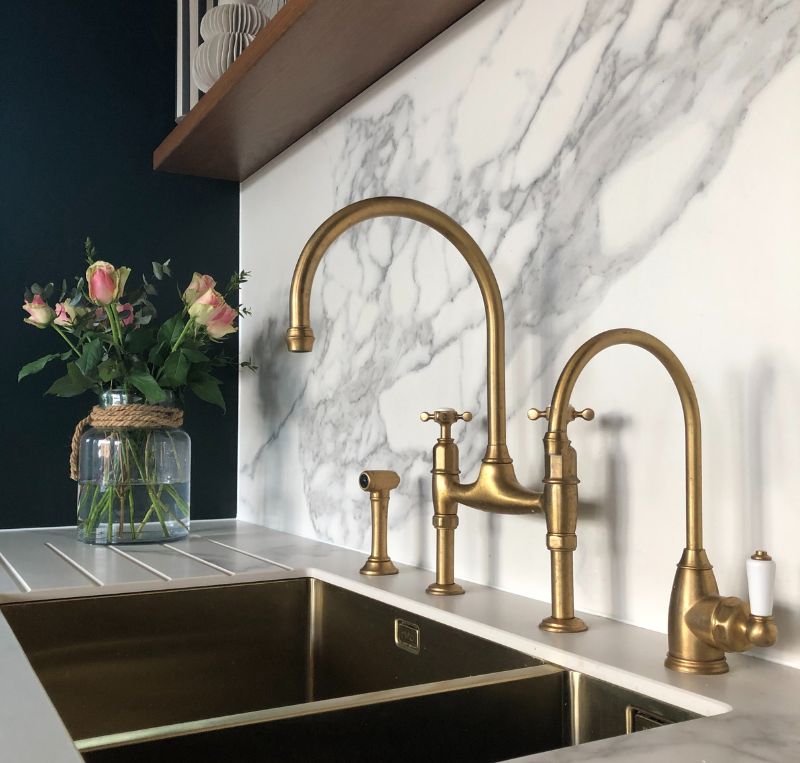 Sinken, Waschbeckenhahn, Bronze, Sinken, Waschbeckenhahn, Wasserhahn