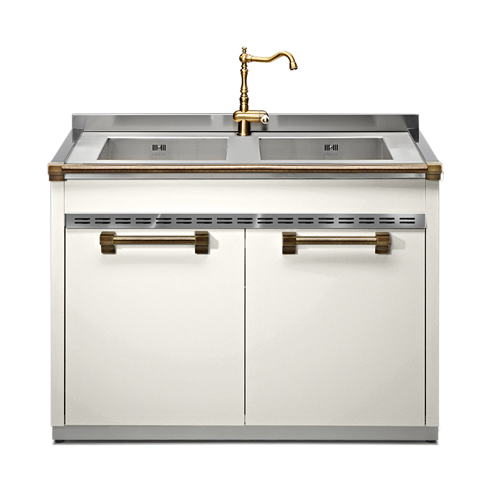 Ascot Spülenmodul 120 – Spülenschrank Landhausküche