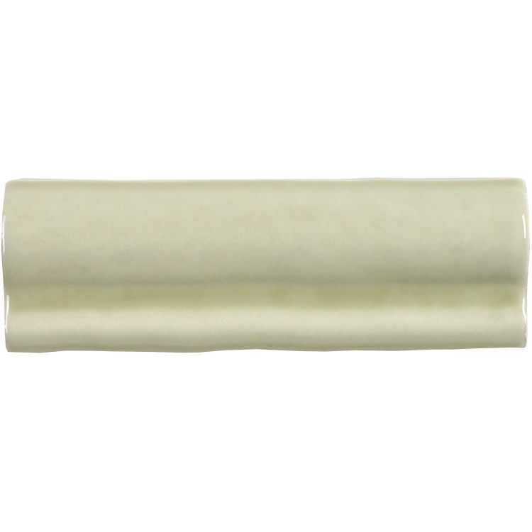 Beige glanz Keramik-Bordüre, profilierte Fliesenleiste
