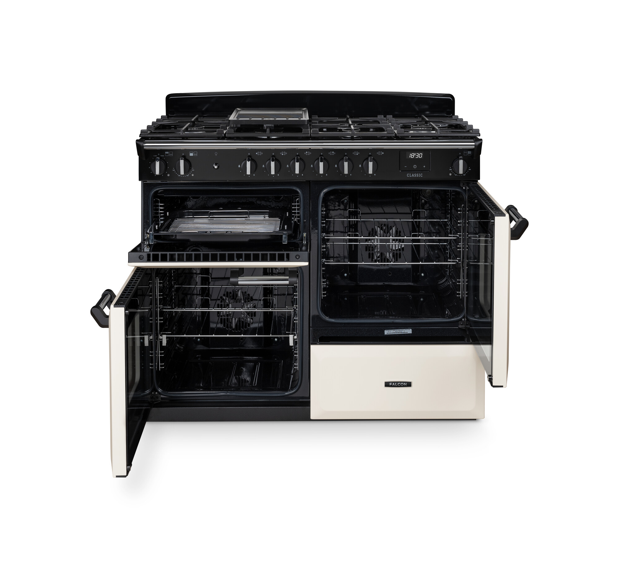 RS35244_Falcon NGC Classic 110 Dual Fuel Pale Cream-Open-With Griddle-lpr.jpg?ts=1774342085