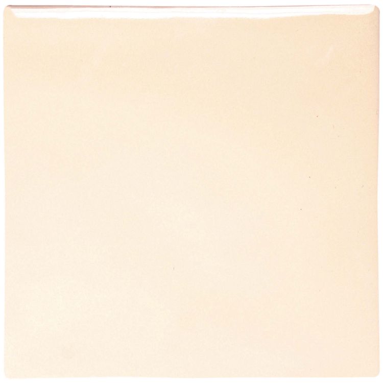 Quadratische beige Wandfliese, glänzend 10x10 cm