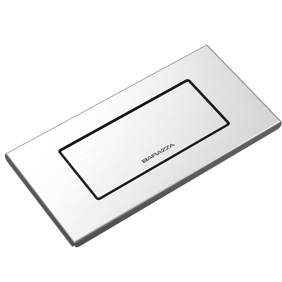 Barazza Edelstahl-Abdeckplatte für Küchenarmaturen – Modernes Design, hochwertige Verarbeitung Rechteckige Edelstahl-Abdeckplatte von Barazza, geeignet für Küchenarmaturen, modernes und minimalistisches Design
