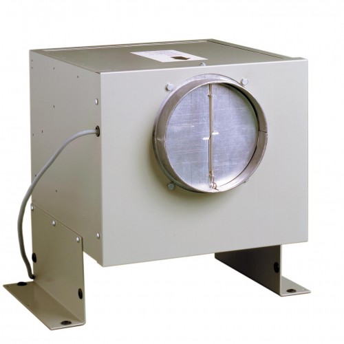 Kanalventilator Metallgehäuse für Lüftungsanlagen – zuverlässiger Abluftventilator Robuster Kanalventilator mit Metallgehäuse und rundem Anschluss, geeignet für Lüftungsanlagen und Abluftsysteme