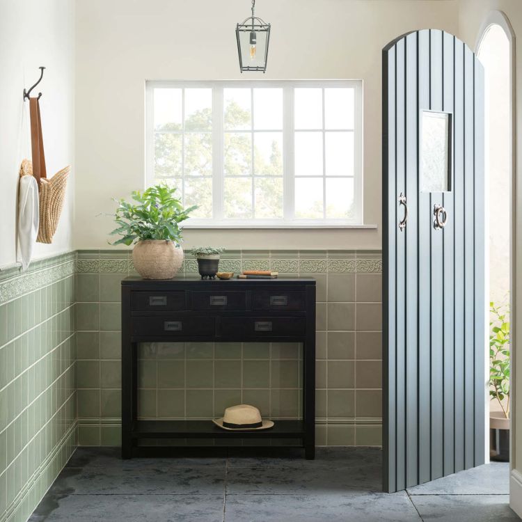 Grüne Artisan Orford Gloss Wandfliesen von Original Style