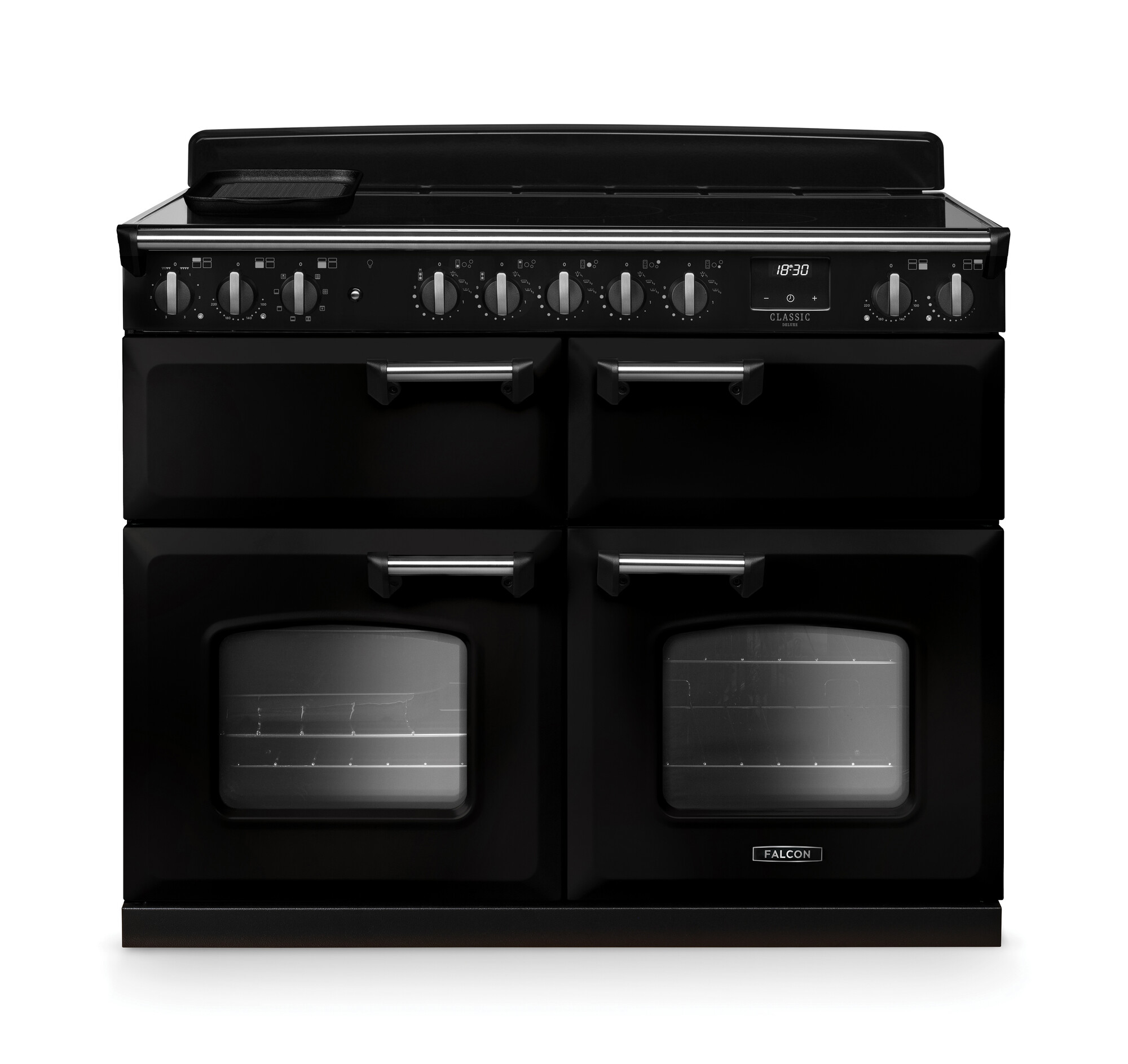 Falcon Range Cooker mit mehreren Öfen, schwarz
