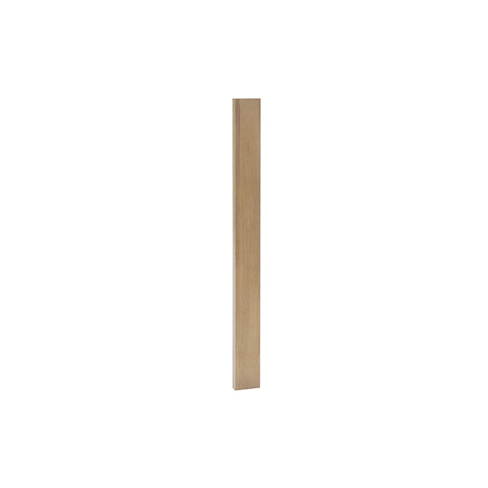 Holzleiste aus Eiche, rechteckig, naturfarben, geeignet für Möbelbau und Innenausbau Rechteckige Eichenholzleiste in Naturfarbe, ideal für Möbelbau oder Innenausbau