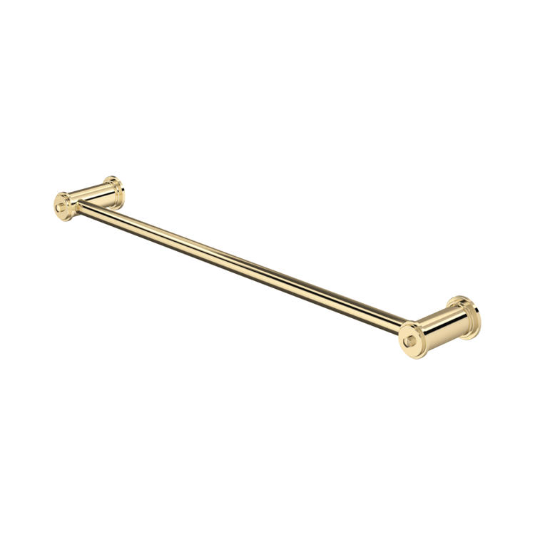 Goldene Handtuchstange zur Wandmontage aus poliertem Messing – stilvoller Bad-Handtuchhalter für ordentliche Aufbewahrung