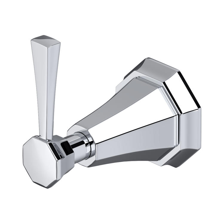 Perrin & Rowe Deco 3164 Wandventil mit Hebelgriff für Mengenregulierung oder Umsteller