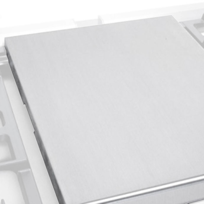 Edelstahlabdeckung für Gastronomie-GN-Behälter, robust und leicht zu reinigen Edelstahlabdeckung für GN-Behälter, geeignet für professionelle Küchen und Catering
