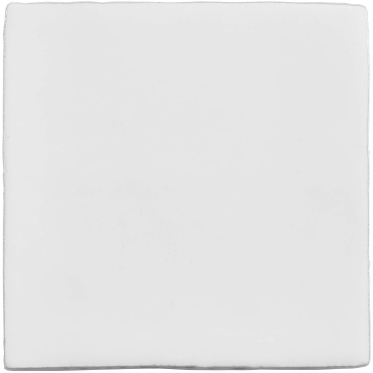 Quadratische Wandfliese weiß 10x10 cm, glänzend