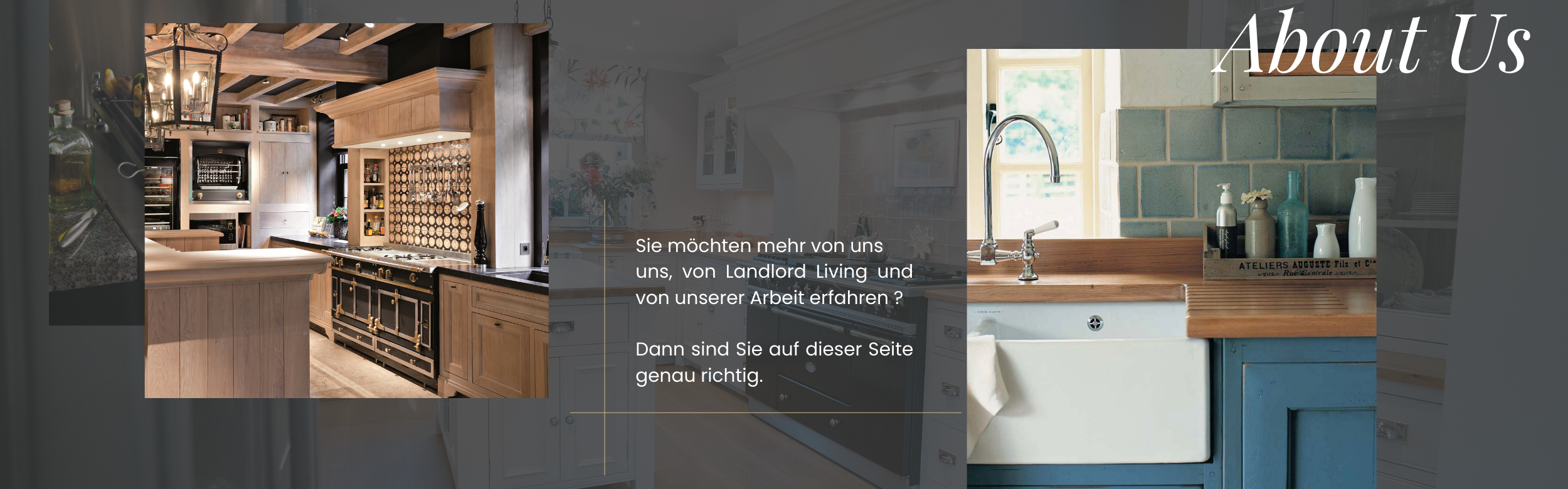 Individuelle Landhausküchen aus Holz mit hochwertigen Details – Landlord Living zeigt stilvolle Küchenideen Elegante Landhausküchen mit Holzarbeitsflächen, modernen Armaturen und stilvoller Kücheneinrichtung, präsentiert von Landlord Living