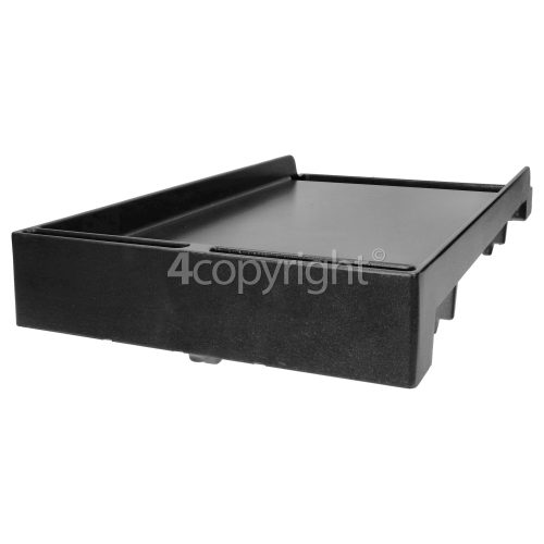 Original Kaffeesatzbehälter für Kaffeemaschine, Schwarz, Ersatzteil Schwarzer Kaffeesatzbehälter als Ersatzteil für Kaffeemaschinen, rechteckige Form