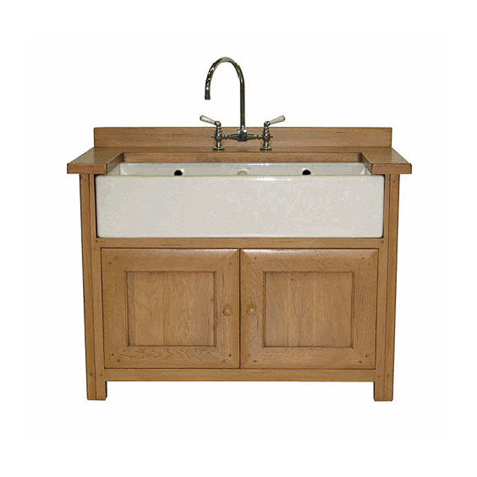 Spülenunterschrank 104 cm Bastide mit Keramikspülstein – Landhausküche