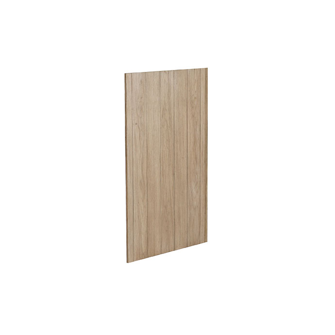 Holzdekor Möbelrückwand in Eichenoptik, Raumteiler oder Wandverkleidung, rechteckig Rechteckige Möbelrückwand aus Holzdekor in Eichenoptik, geeignet als Raumteiler oder zur Wandverkleidung