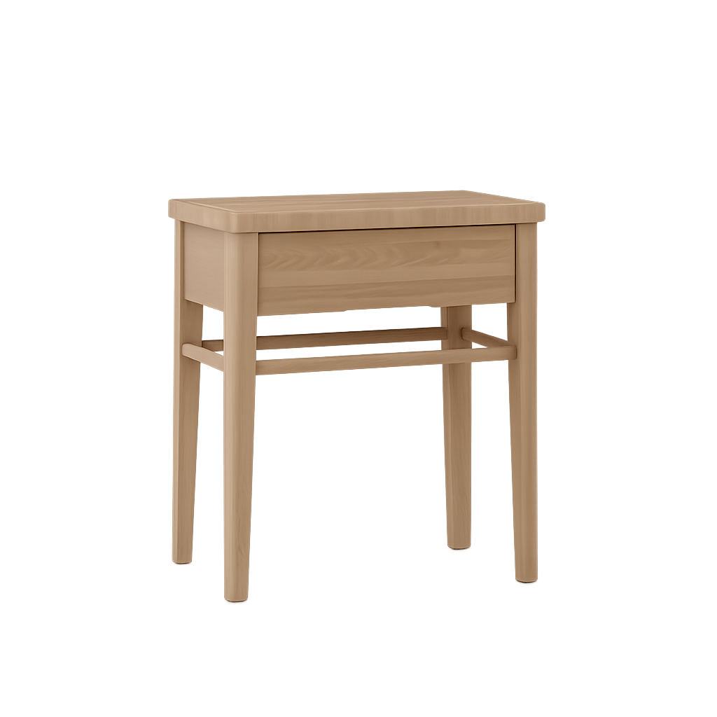 Produktfoto: Neptune Borough Butcher’s Block aus massiver Eiche, kompakter freistehender Küchenblock mit robuster Stirnholz-Schneidefläche, umlaufender Saftrille, Soft-Close-Schublade und Reling, Maße 77 × 45 × 86 cm