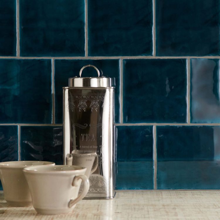 Cosmopolitan Bastille FIELD TILE, tiefblaue Wandfliese