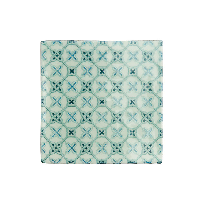 Chateaux Ormeaux Blue on Mint