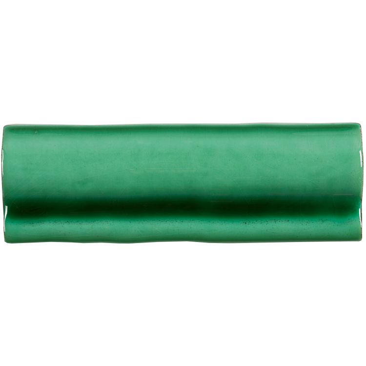 Grüne glänzende Keramik-Bordüre für Wandfliesen